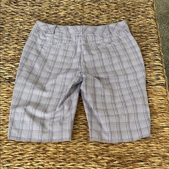 Cutter & Buck Purple Plaid Shorts - Picture 3 of 3